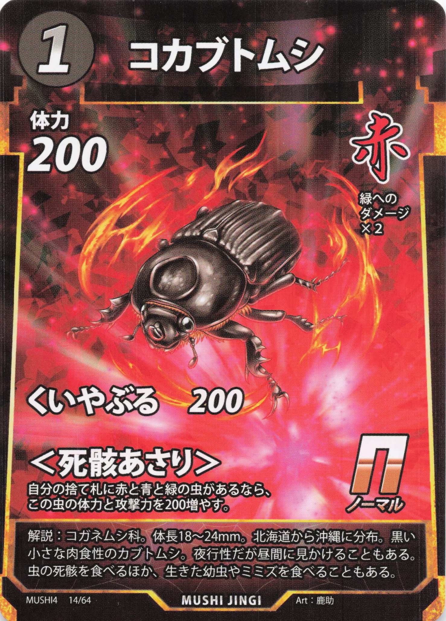 コカブトムシ（N）のカード画像