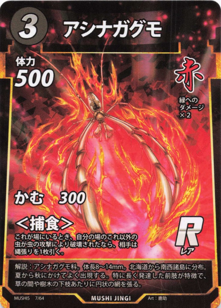 アシナガグモ（R）のカード画像