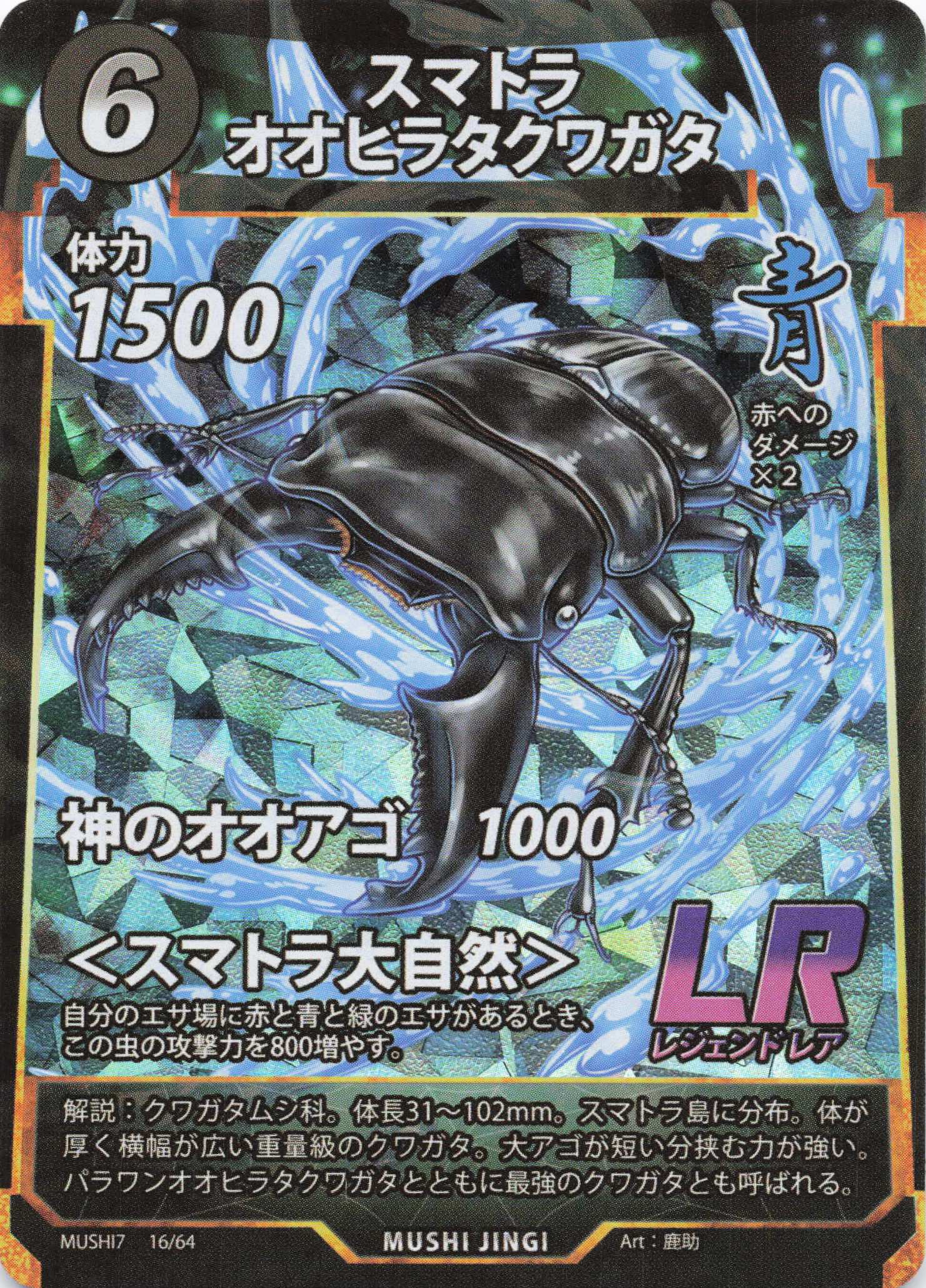 Dorcus titanus titanus（LR）のカード画像